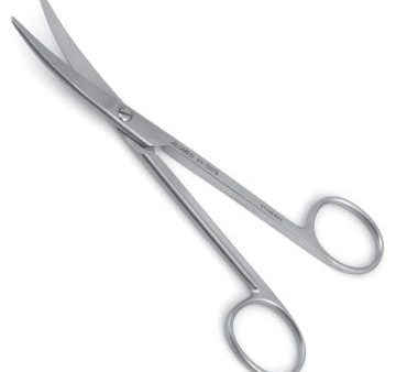 Brown Dissecting Scissors - Curved Fashion