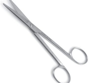 Brown Dissecting Scissors - Curved Narrow Blades For Cheap