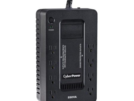 CyberPower 550VA   330W 8 Outlets UPS - New Battery Certified Refurbished For Cheap