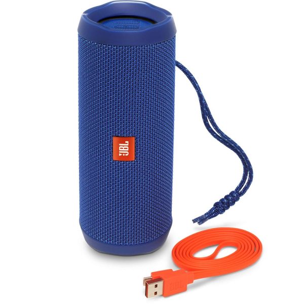 JBL Flip 4 Bluetooth Speaker Ocean Blue - Certified Refurbished For Cheap