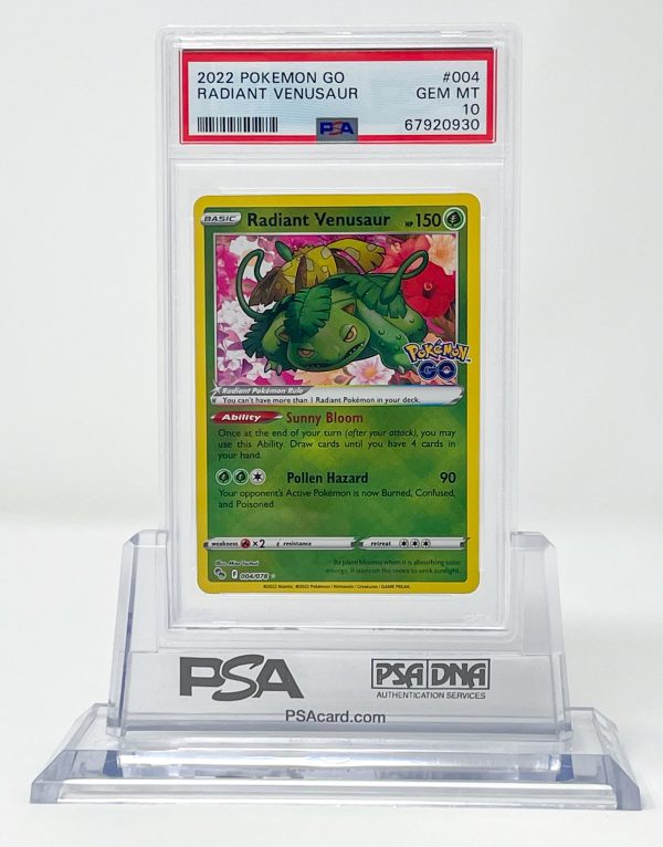 Radiant Venusaur 004 078 Pokemon GO PSA 10 67920930 Hot on Sale