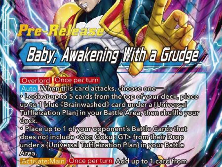 Baby    Baby, Awakening With a Grudge (BT21-035) [Wild Resurgence Pre-Release Cards] Supply