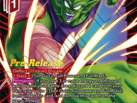 Piccolo, Unleashed Power (BT21-004) [Wild Resurgence Pre-Release Cards] For Discount