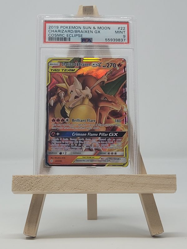 Charizard & Braixen GX 22 236 Cosmic Eclipse PSA 9 53308478 Online