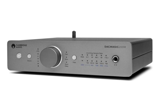 Cambridge Audio DacMagic 200M Stereo Digital to Analogue Converter DAC Preamp, Headphone Amplifier, Built-in Bluetooth, Lunar Grey - Certified Refurbished Cheap