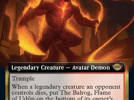 The Balrog, Flame of Udun (Extended Art) [The Lord of the Rings: Tales of Middle-Earth] Sale