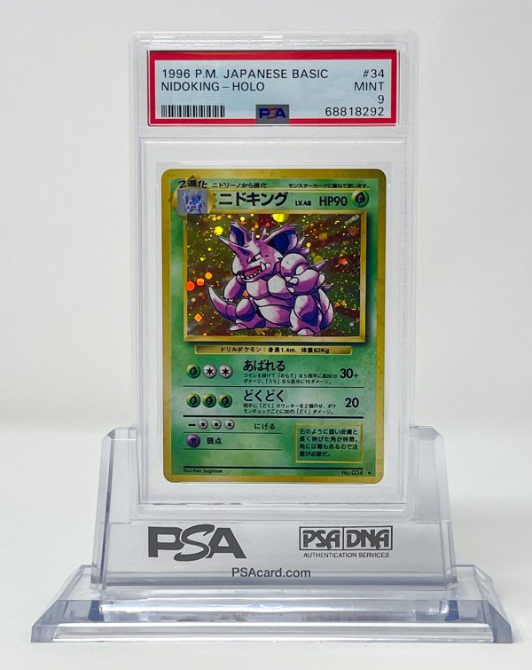 Nidoking JPN Base Set PSA 9 68818292 Hot on Sale