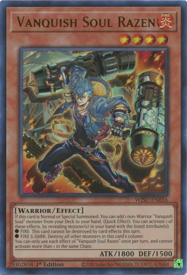 Vanquish Soul Razen [WISU-EN016] Ultra Rare For Cheap