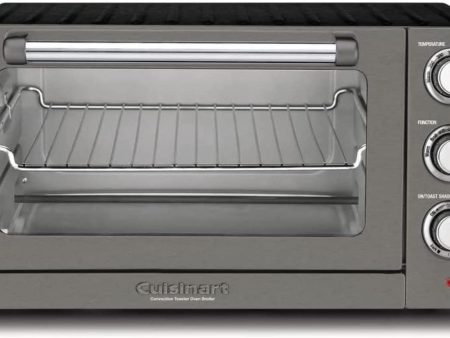 Cuisinart TOB-60N1BKS Convection Toaster Oven Broiler Black Stainless Steel - Certified Refurbished Cheap