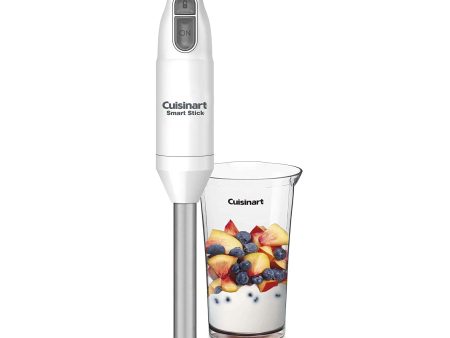 Cuisinart Smart Stick 2-Speed Hand Blender, White - Certified Refurbished Hot on Sale