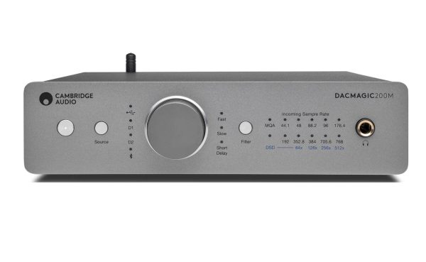 Cambridge Audio DacMagic 200M Stereo Digital to Analogue Converter DAC Preamp, Headphone Amplifier, Built-in Bluetooth, Lunar Grey - Certified Refurbished Cheap