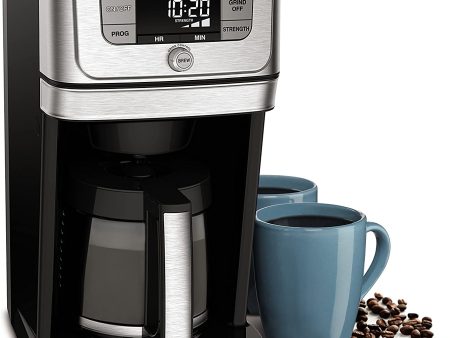 Cuisinart Fully Automatic 12-Cup Burr Grind & Brew Glass Coffeemaker Silver - Certified Refurbished Discount