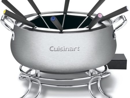 Cuisinart Electric Non-Stick 3 Quart Fondue Maker Brushed Stainless - Certified Refurbished Online