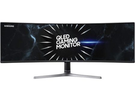 Samsung LC49RG90SSNXZA 49  CRG9 Dual QHD Curved QLED Gaming Monitor - Certified Refurbished Online now