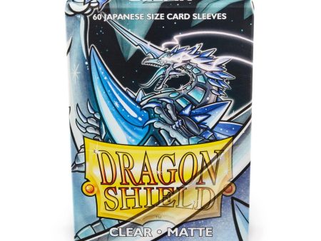 Dragon Shield: Japanese Size 60ct Sleeves - Clear (Matte) Discount