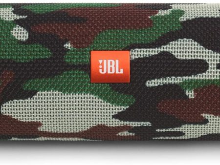 JBL Flip 4 Bluetooth Waterproof Portable Speaker, Camo - Certified Refurbished For Discount