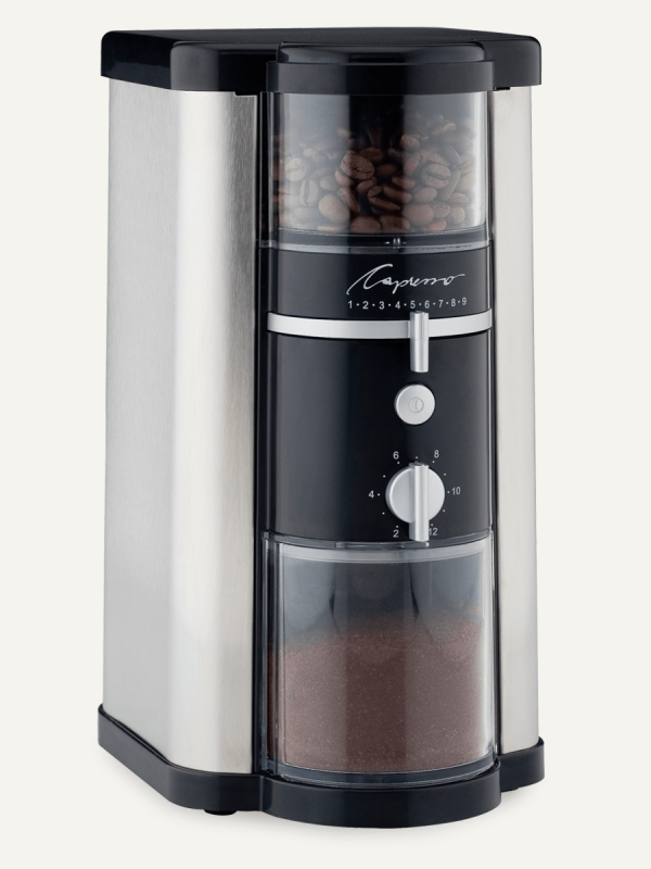 Capresso 14oz Disk Burr Grinder Stainless - Certified Refurbished Supply