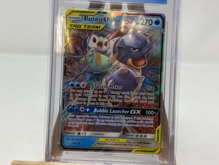 Blastoise & Piplup GX Tag Team 38 236 Cosmic Eclipse CGC 9.5 4070885007 Online Sale