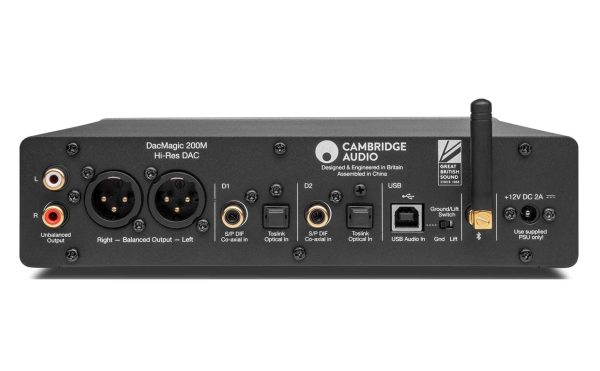 Cambridge Audio DacMagic 200M Stereo Digital to Analogue Converter DAC Preamp, Headphone Amplifier, Built-in Bluetooth, Lunar Grey - Certified Refurbished Cheap