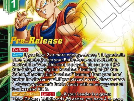 SS Son Goku, Assisting His Son (BT21-073) [Wild Resurgence Pre-Release Cards] Online now