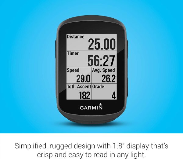 Garmin Edge 130 Plus Download Structure Workouts, ClimbPro Pacing Guidance Cycling Bike Computer GPS - Certified Refurbished For Sale