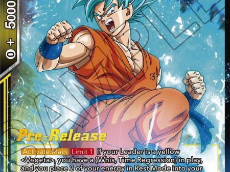 SSB Son Goku, Unceasing Progress (BT21-107) [Wild Resurgence Pre-Release Cards] on Sale