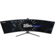 Samsung LC49RG90SSNXZA 49  CRG9 Dual QHD Curved QLED Gaming Monitor - Certified Refurbished Online now