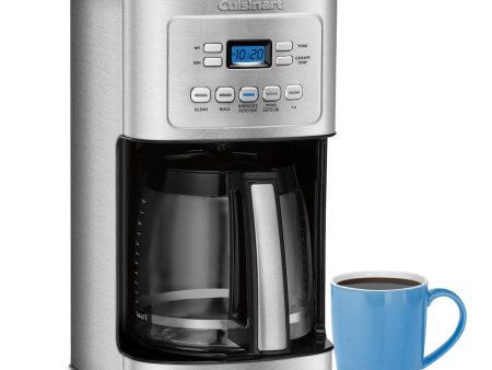 Cuisinart 14-Cup Programmable Coffee Maker with Hotter Coffee Option Silver - Certified Refurbished For Discount