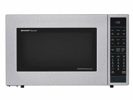 Sharp 1.5 CF 900W Stainless Steel Carousel Convection Microwave Oven - Certified Refurbished For Cheap