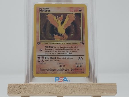 Moltres 12 62 1st Edition Fossil PSA 8 54804043 Discount