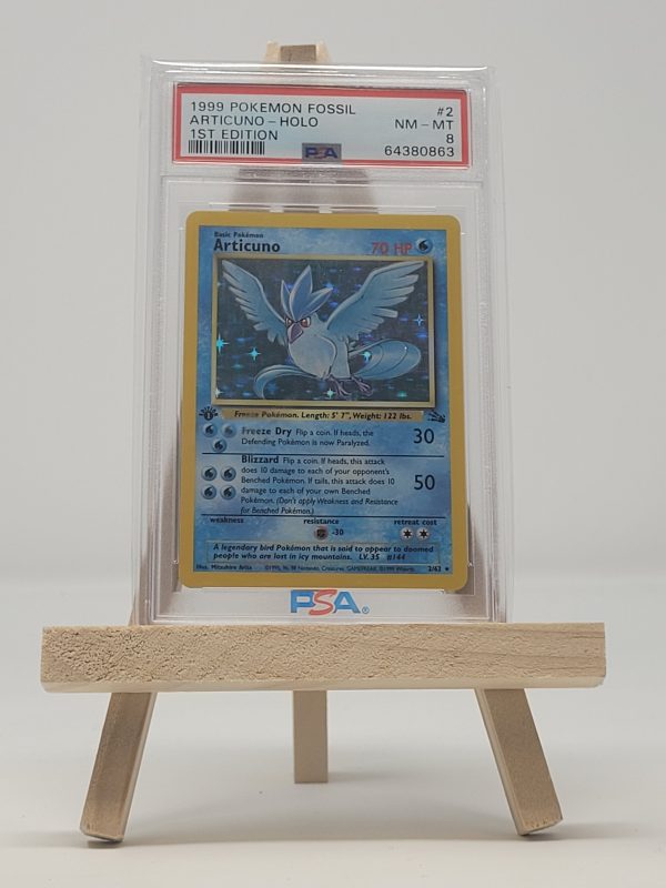 Articuno Holo 2 62 1st Edition Fossil PSA 8 64380863 Online