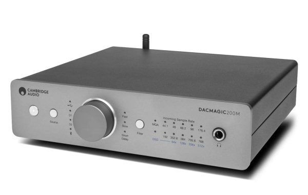 Cambridge Audio DacMagic 200M Stereo Digital to Analogue Converter DAC Preamp, Headphone Amplifier, Built-in Bluetooth, Lunar Grey - Certified Refurbished Cheap