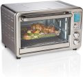 Hamilton Beach Sure-Crisp Digital Air Fryer Toaster Oven with Rotisserie - Certified Refurbished For Cheap