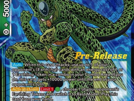 Cell, Saiyan Absorption (BT21-090) [Wild Resurgence Pre-Release Cards] Online Sale