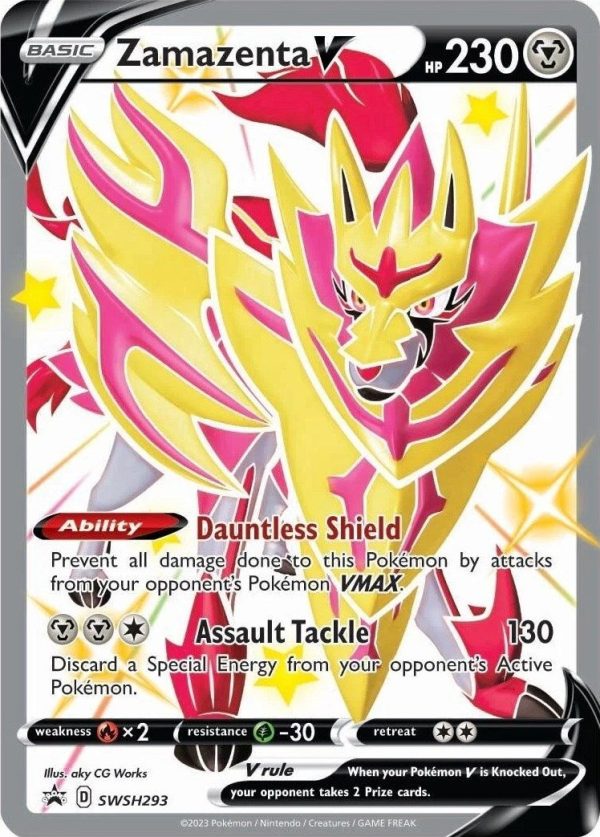 Zamazenta V (SWSH293) [Sword & Shield: Black Star Promos] Online