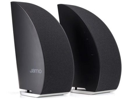 Jamo DS5 Wireless Bluetooth Designer Speakers Pair, Black - Certified Refurbished Online Hot Sale