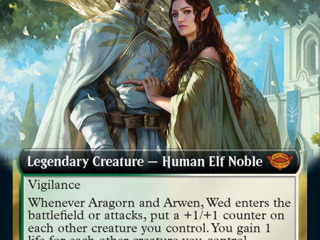 Aragorn and Arwen, Wed (Extended Art) [The Lord of the Rings: Tales of Middle-Earth] For Discount