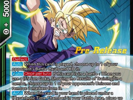 SS Son Gohan, Showing the Results of Training (BT21-080) [Wild Resurgence Pre-Release Cards] For Sale