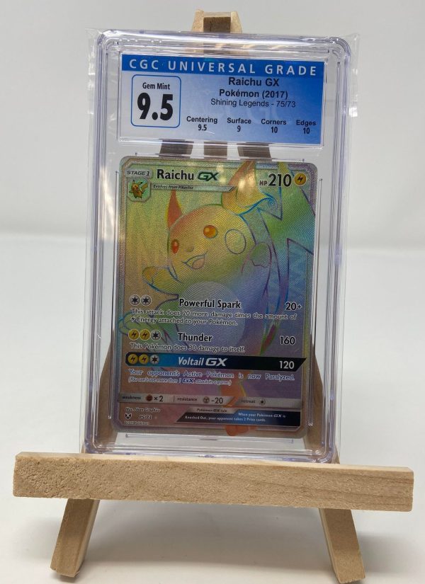 Raichu GX 75 73 Shining Legends Rainbow CGC 9.5 4070885004 Supply