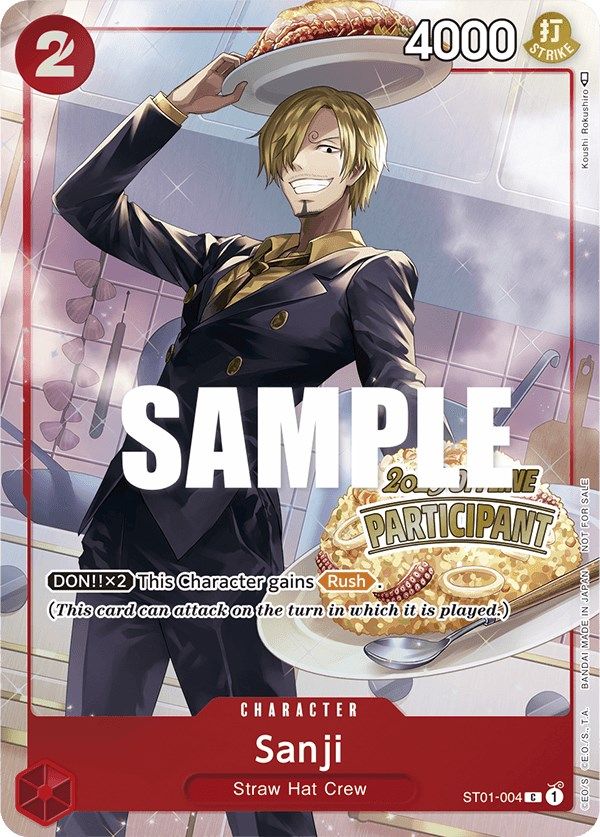 Sanji (Offline Regional 2023) [Participant] [One Piece Promotion Cards] Cheap