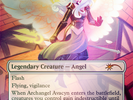 Archangel Avacyn    Avacyn, the Purifier (Borderless) [Secret Lair: From Cute to Brute] Online Hot Sale