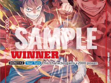 Monkey.D.Luffy (P-006) (Winner Pack Vol. 1) [One Piece Promotion Cards] For Cheap