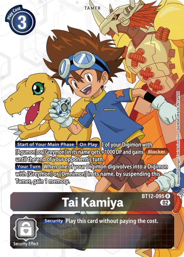 Tai Kamiya [BT12-095] (Alternate Art) [Across Time] Online Sale