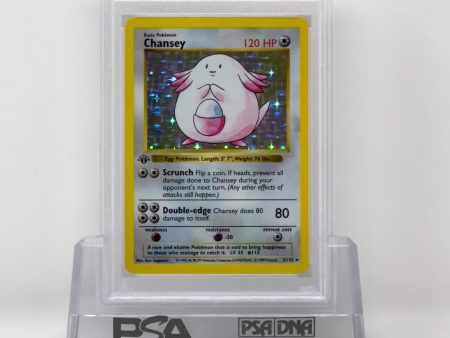 Chansey 3 102 Base Set 1st Edition PSA 7 75022312 Online