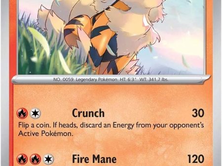 Arcanine (011) [Scarlet & Violet: Black Star Promos] on Sale