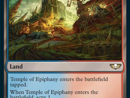 Temple of Epiphany (Surge Foil) [Warhammer 40,000] For Cheap