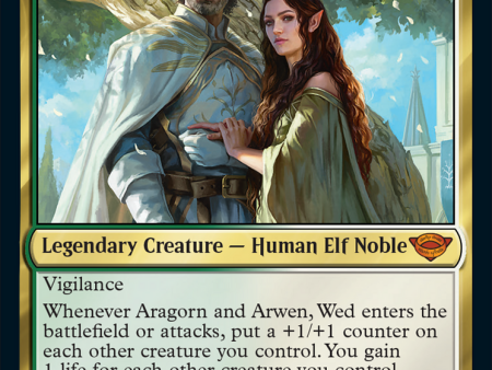 Aragorn and Arwen, Wed [The Lord of the Rings: Tales of Middle-Earth] Hot on Sale