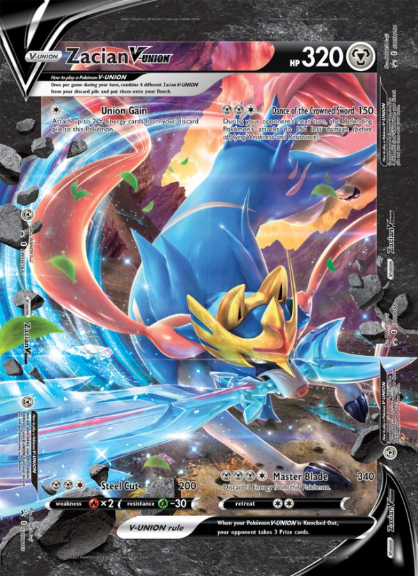 Zacian V-Union (Jumbo Card) [Sword & Shield: Black Star Promos] on Sale