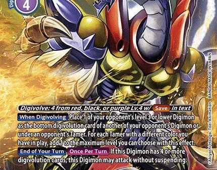 Arresterdramon: Superior Mode [BT12-083] (Alternate Art) [Across Time] Supply