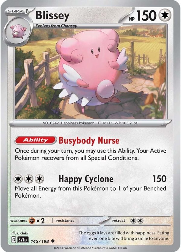 Blissey (145 198) [Scarlet & Violet: Base Set] on Sale